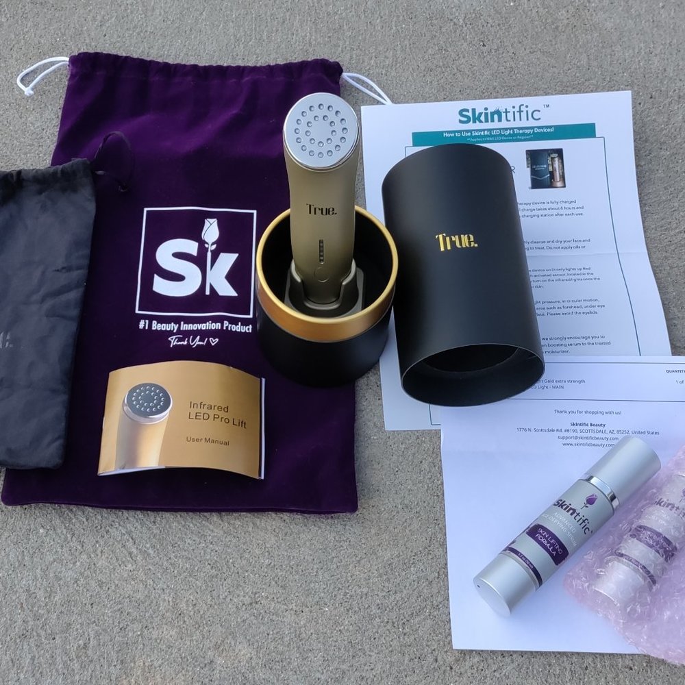 NEW Skintific Infrared LED Pro Lift Gold - extra skin lifting serum